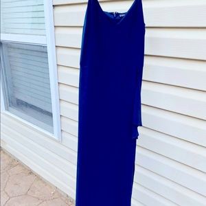 EXPRESS Navy Slit Dress